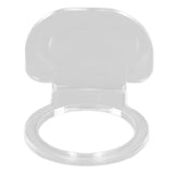 2Pcs Small Ball Stand Acrylic Sturdy Durable High Stability Sport Ball Display Rack for Tennis Softball BaseballTransparent - Extra Image