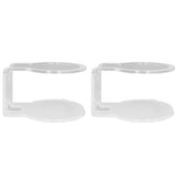 2Pcs Clear Router Bracket Save Space Protect Router Easy Installation Wear Resistant Wall Mount Router Bracket for Home - Side View
