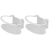 2Pcs Clear Router Bracket Save Space Protect Router Easy Installation Wear Resistant Wall Mount Router Bracket for Home