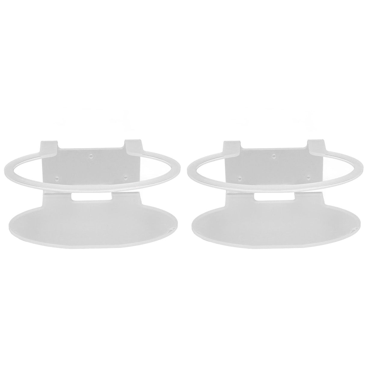 2Pcs Clear Router Bracket Save Space Protect Router Easy Installation Wear Resistant Wall Mount Router Bracket for Home