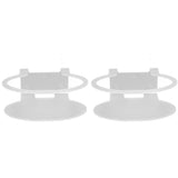 2Pcs Clear Router Bracket Save Space Protect Router Easy Installation Wear Resistant Wall Mount Router Bracket for Home