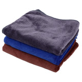 3Pcs Multifunctional Microfiber Car Towels Super Absorben Car Wash Drying Towels Double Sided Cleaning Cloth - Side View