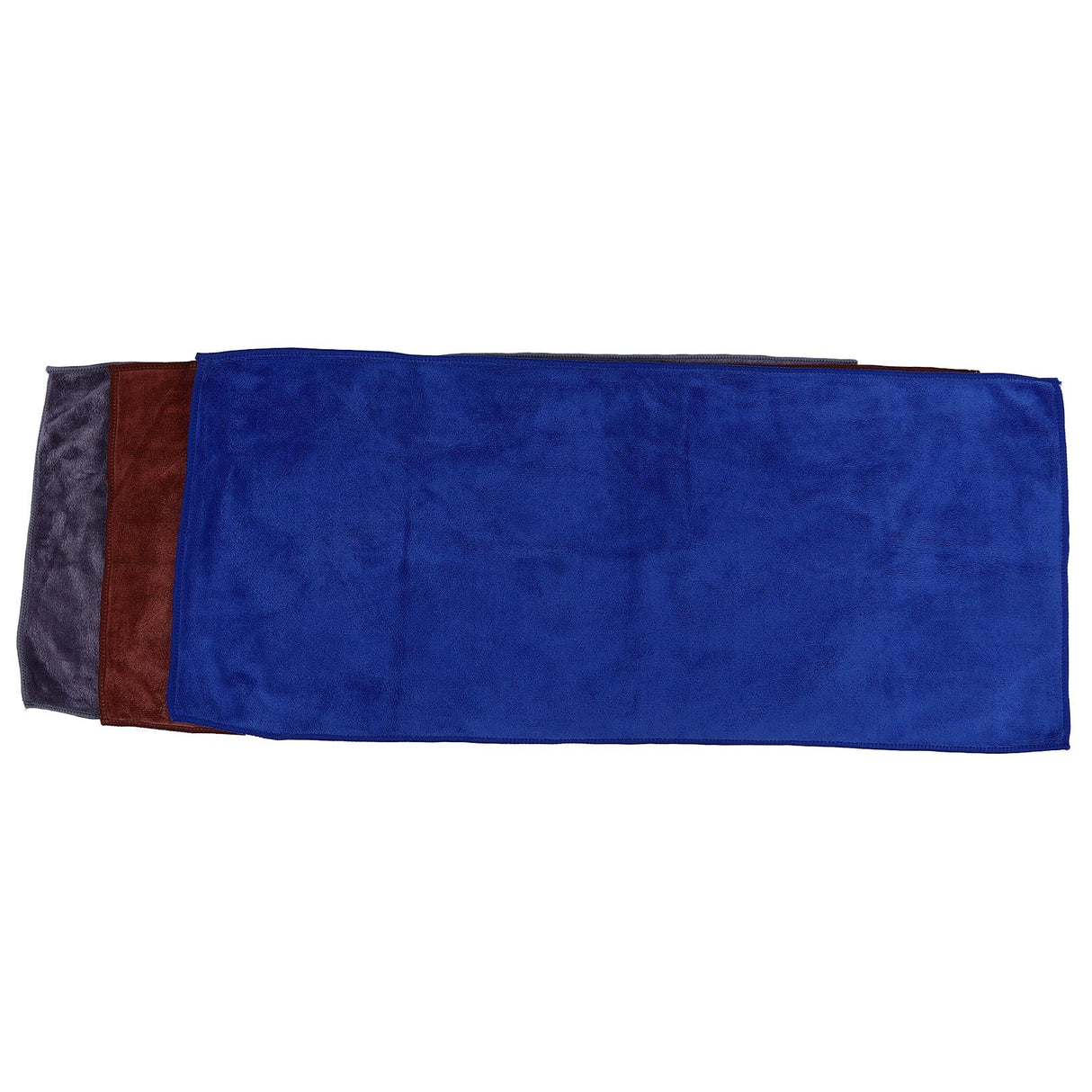 3Pcs Multifunctional Microfiber Car Towels Super Absorben Car Wash Drying Towels Double Sided Cleaning Cloth