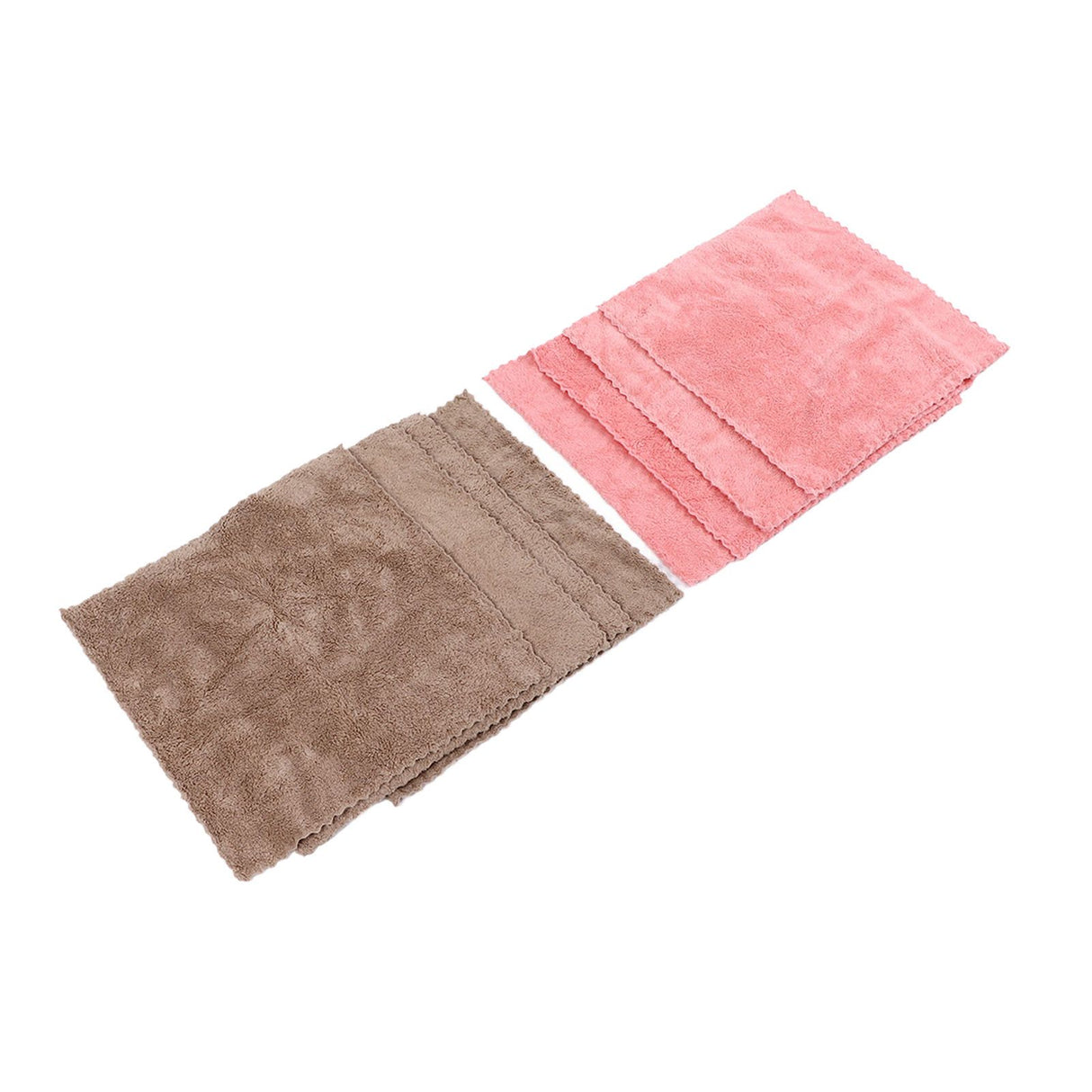 8pcs/set Super Absorbent Microfiber Kitchen Dish Cloth Anti Sticking Oil Cleaning Towel
