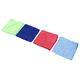 12pcs Cleaning Cloth 4 Different Colors Strong Water Absorption Reusable Microfiber Towels for Kitchen Car Furniture