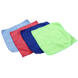 12pcs Cleaning Cloth 4 Different Colors Strong Water Absorption Reusable Microfiber Towels for Kitchen Car Furniture