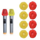 100 Pcs Disposable Microphone Cover Non Woven Microphone Protective Cover for Schools Universities Campgrounds