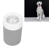 Dog Paw Cleaner Semi Automatic Portable Dog Foot Washing Cup for Pets Cats and DogsGrey