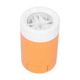 Dog Paw Cleaner Semi Automatic Portable Dog Foot Washing Cup for Pets Cats and DogsOrange - Rear View