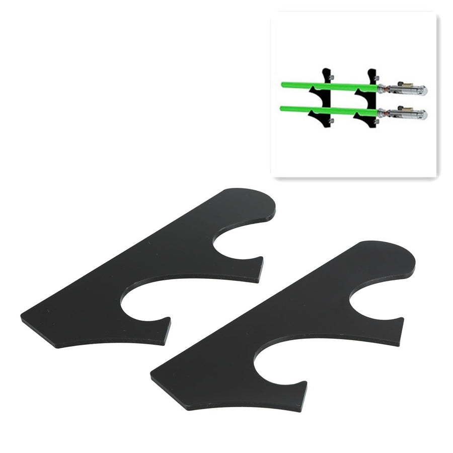 1 Pair/set Multi Layer Vintage Sword Holder Rack Break Resistance Acrylic Sword StandBlack