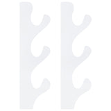 1 Pair Sword Stand Acrylic Three Layer Wall Mounted Sword Display Stand Support for All SwordsTransparent