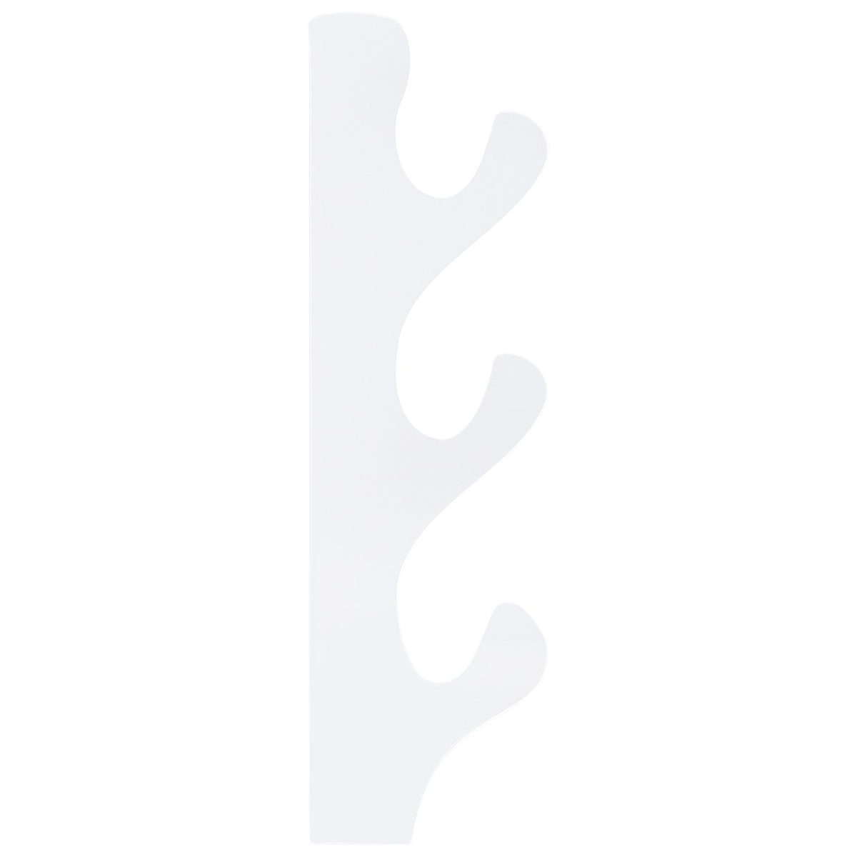 1 Pair Sword Stand Acrylic Three Layer Wall Mounted Sword Display Stand Support for All SwordsTransparent