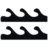 1 Pair Sword Stand Acrylic Three Layer Wall Mounted Sword Display Stand Support for All SwordsBlack - Rear View