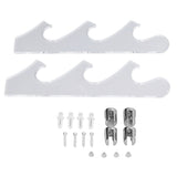 1 Pair Sword Holder Stand Sword Display Rack Wall Mounted Samurai Sword Hanger for HomeTransparent