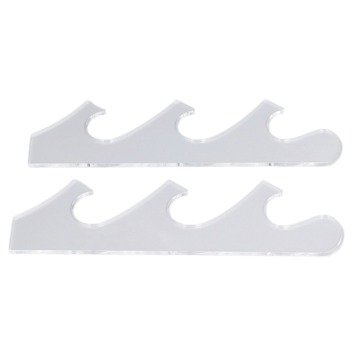 1 Pair Sword Holder Stand Sword Display Rack Wall Mounted Samurai Sword Hanger for HomeTransparent