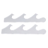 1 Pair Sword Holder Stand Sword Display Rack Wall Mounted Samurai Sword Hanger for HomeTransparent