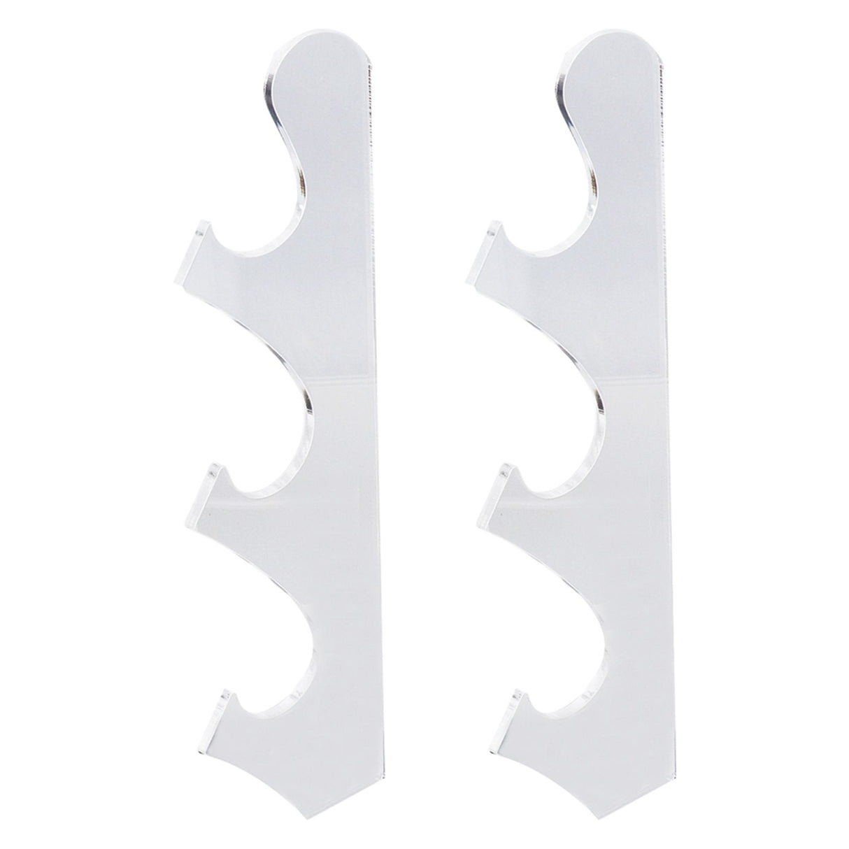 1 Pair Sword Holder Stand Sword Display Rack Wall Mounted Samurai Sword Hanger for HomeTransparent