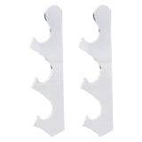 1 Pair Sword Holder Stand Sword Display Rack Wall Mounted Samurai Sword Hanger for HomeTransparent
