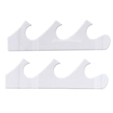 1 Pair Sword Holder Stand Sword Display Rack Wall Mounted Samurai Sword Hanger for HomeTransparent - Top-Down View