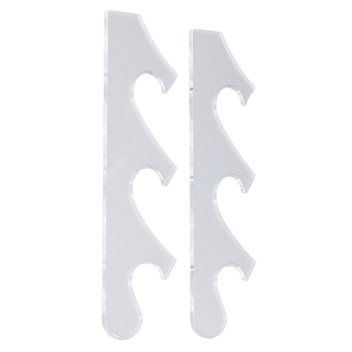 1 Pair Sword Holder Stand Sword Display Rack Wall Mounted Samurai Sword Hanger for HomeTransparent