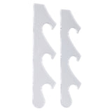 1 Pair Sword Holder Stand Sword Display Rack Wall Mounted Samurai Sword Hanger for HomeTransparent