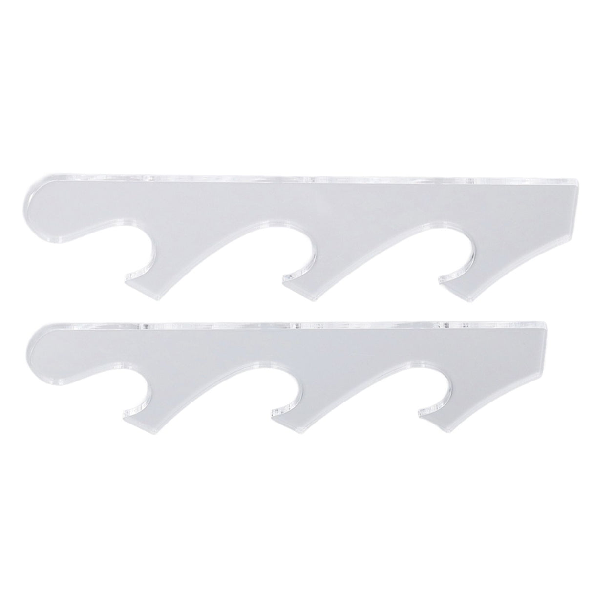 1 Pair Sword Holder Stand Sword Display Rack Wall Mounted Samurai Sword Hanger for HomeTransparent