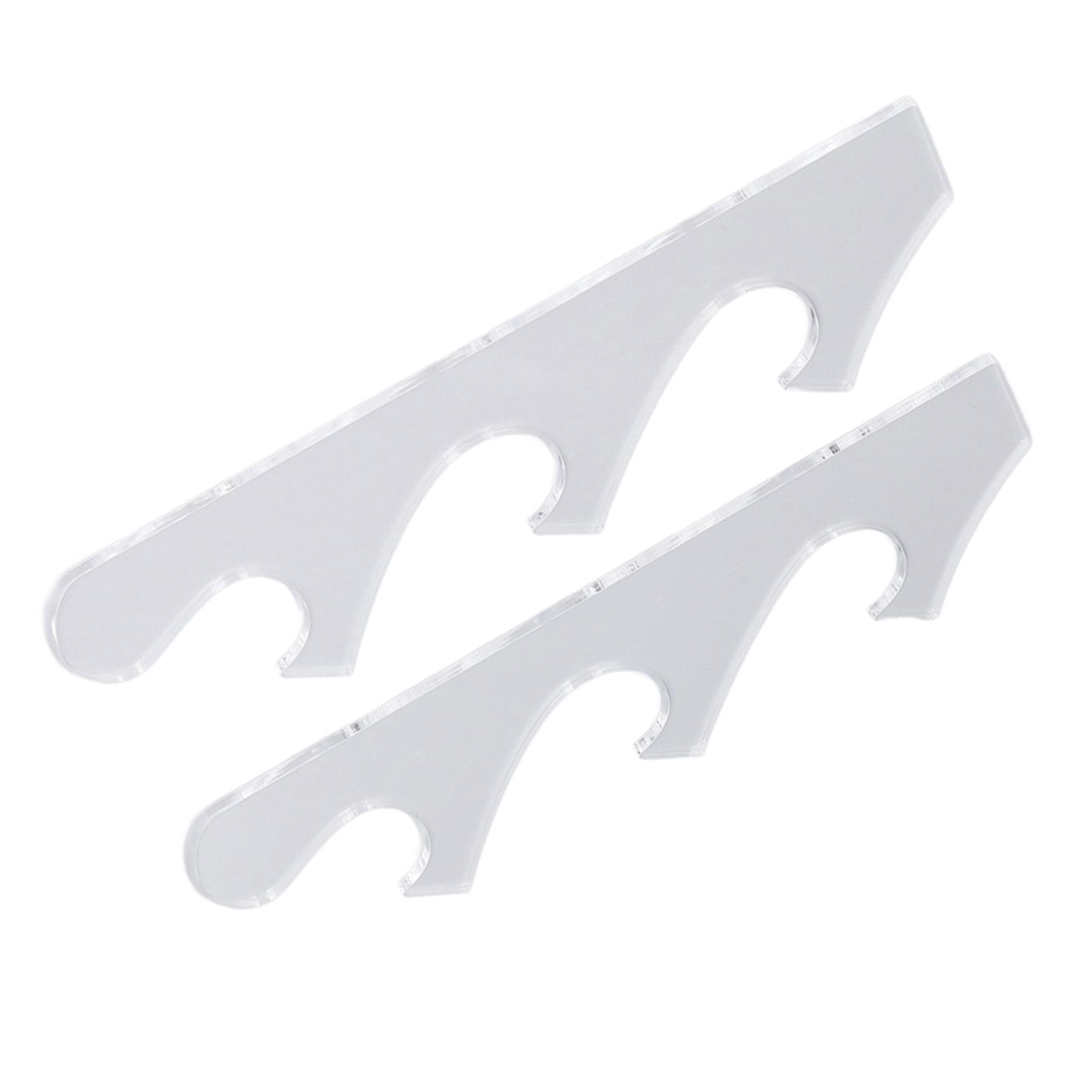 1 Pair Sword Holder Stand Sword Display Rack Wall Mounted Samurai Sword Hanger for HomeTransparent