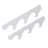 1 Pair Sword Holder Stand Sword Display Rack Wall Mounted Samurai Sword Hanger for HomeTransparent