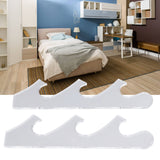 1 Pair Sword Holder Stand Sword Display Rack Wall Mounted Samurai Sword Hanger for HomeTransparent
