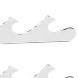 1 Pair Sword Holder Stand Sword Display Rack Wall Mounted Samurai Sword Hanger for HomeTransparent - Extra Image
