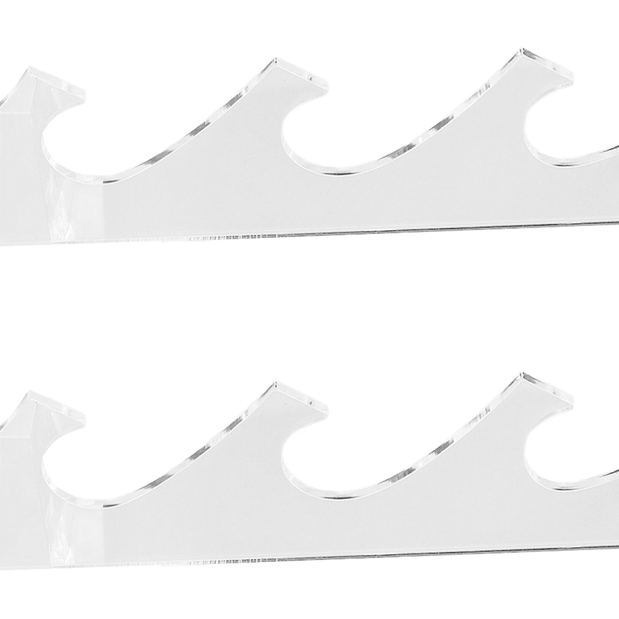 1 Pair Sword Holder Stand Sword Display Rack Wall Mounted Samurai Sword Hanger for HomeTransparent