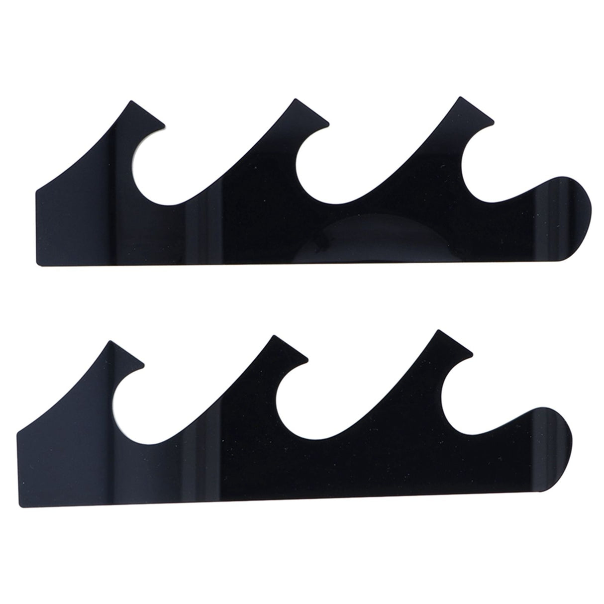 1 Pair Sword Holder Stand Sword Display Rack Wall Mounted Samurai Sword Hanger for HomeBlack