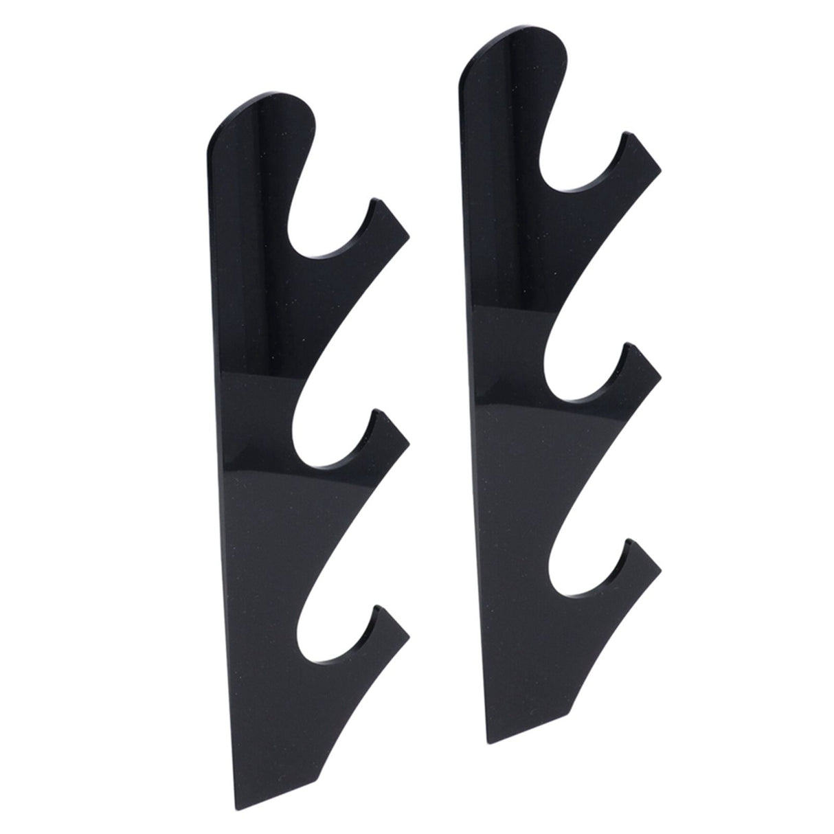 1 Pair Sword Holder Stand Sword Display Rack Wall Mounted Samurai Sword Hanger for HomeBlack