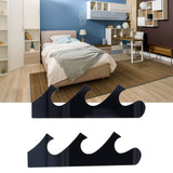 1 Pair Sword Holder Stand Sword Display Rack Wall Mounted Samurai Sword Hanger for HomeBlack