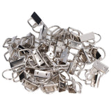 40PCS Key Fob Hardware DIY Craft Project Fine Workmanship High Hardness Iron Material Keychain Hardware - Front View