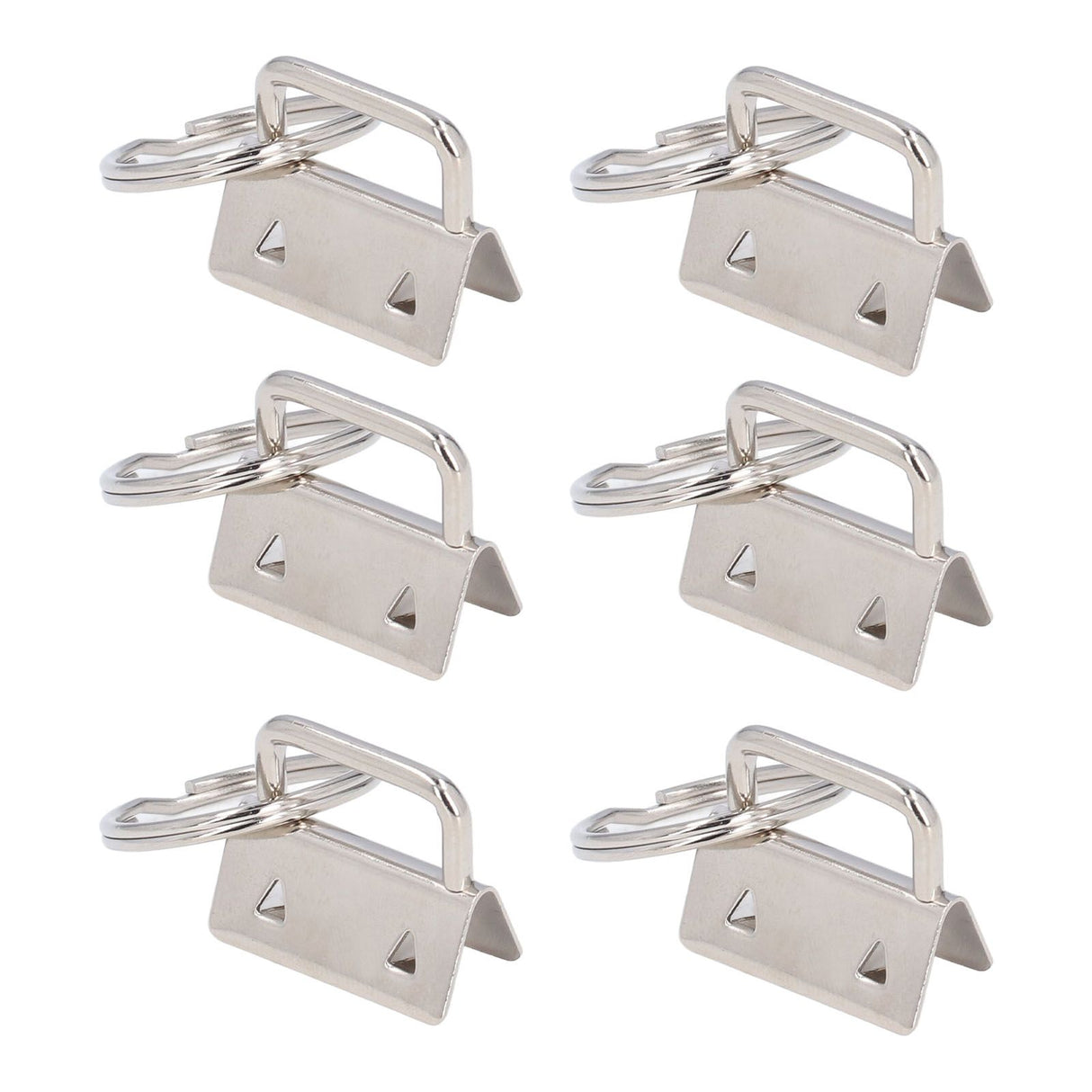 40PCS Key Fob Hardware DIY Craft Project Fine Workmanship High Hardness Iron Material Keychain Hardware