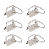 40PCS Key Fob Hardware DIY Craft Project Fine Workmanship High Hardness Iron Material Keychain Hardware