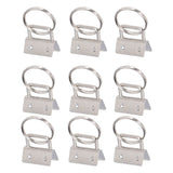 40PCS Key Fob Hardware DIY Craft Project Fine Workmanship High Hardness Iron Material Keychain Hardware - Extra Image
