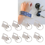 40PCS Key Fob Hardware DIY Craft Project Fine Workmanship High Hardness Iron Material Keychain Hardware - Extra Image