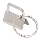 40PCS Key Fob Hardware DIY Craft Project Fine Workmanship High Hardness Iron Material Keychain Hardware - Extra Image