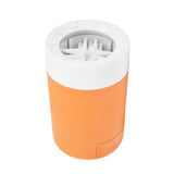 Dog Paw Cleaner Portable Dog Paw Washer Cup Lightweight Pet Paw Cleaning Tool for HomeOrange - Front View