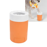 Dog Paw Cleaner Portable Dog Paw Washer Cup Lightweight Pet Paw Cleaning Tool for HomeOrange - Extra Image