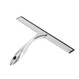 Stainless Steel Squeegee Window Shower Blade Squeegee Glass Cleaning Tool for Office Bathroom