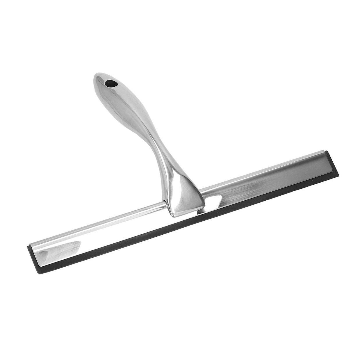 Stainless Steel Squeegee Window Shower Blade Squeegee Glass Cleaning Tool for Office Bathroom