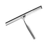 Office Glass Squeegee Water Blade Squeegee Stainless Steel Shower Glass Squeegee for Household - Rear View