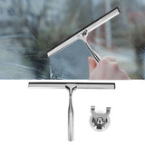 Office Glass Squeegee Water Blade Squeegee Stainless Steel Shower Glass Squeegee for Household - Extra Image