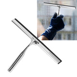 Office Glass Squeegee Water Blade Squeegee Stainless Steel Shower Glass Squeegee for Household