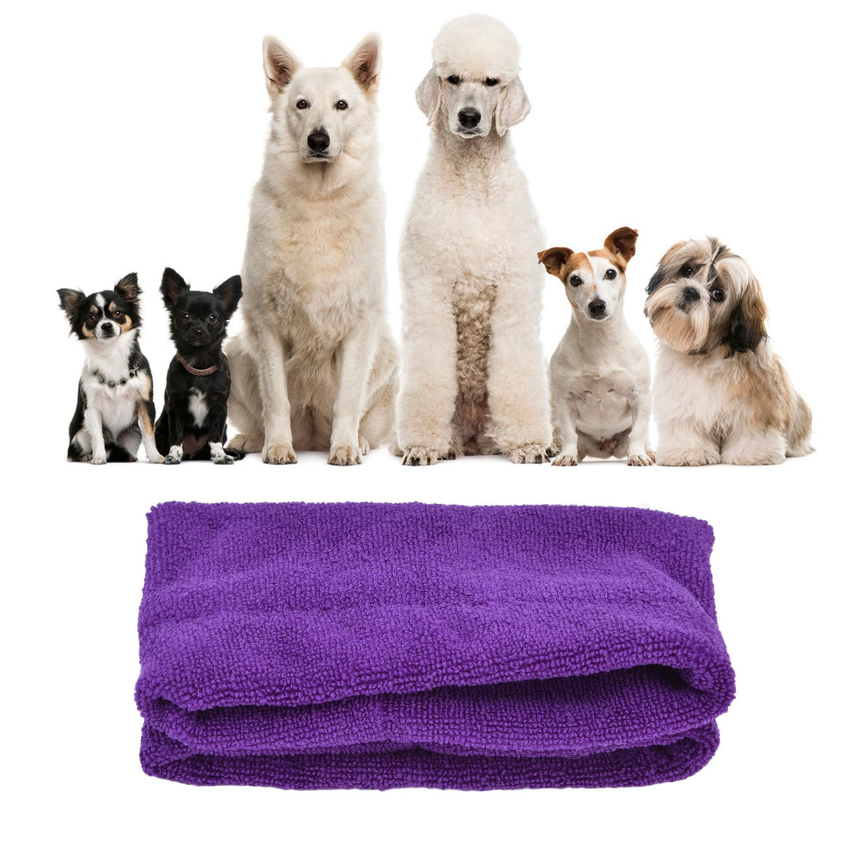 Dog Ear Muffs Thickened Anti Noise Warm Cold Proof Dog Earmuffs Outdoor EarmuffsPurple L