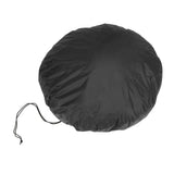 Tire Cover Universal Waterproof Multifunctional Tire Storage Bags for Motorhomes Boat Trailers Campers Jeeps TrucksBlack S - Close-Up Angle