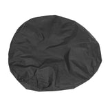 Tire Cover Universal Waterproof Multifunctional Tire Storage Bags for Motorhomes Boat Trailers Campers Jeeps TrucksBlack L - Front View